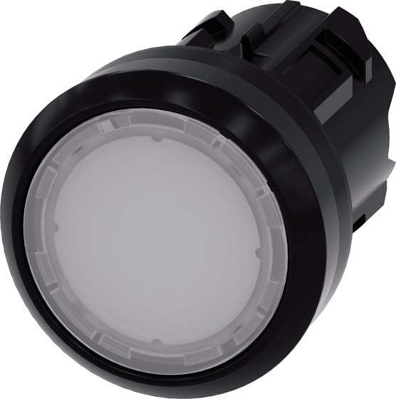 Siemens Siemens Dig Industr. Leuchtdrucktaster 22mm, rund, weiß 3SU1001-0AB60-0AA0