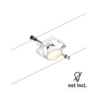 PAULMANN LED-Anbaustrahler 10W Konverter 1LED MacII 944.33 weiß GU5,3 weiß matt Aluminium IP20