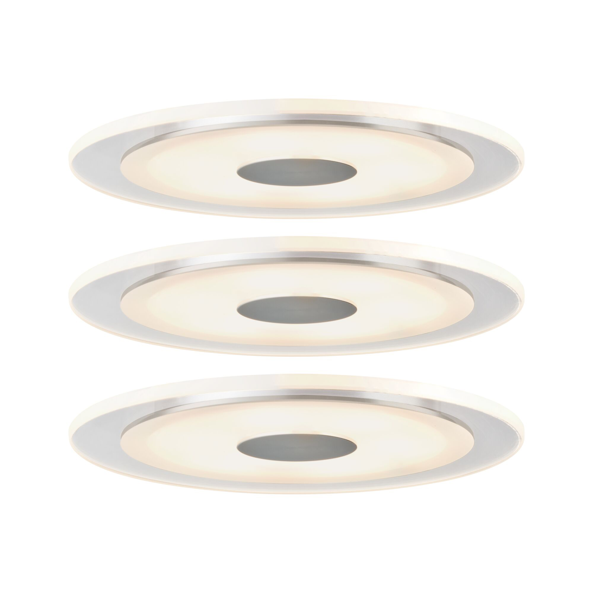 Paulmann PAULMANN LED-Deckeneinbauleuchte 6W alu Whirl 929.17 3000K 450lm Konverter