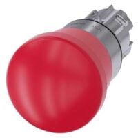 Siemens Dig Industr. Not-Halt-Pilzdrucktaster 22mm, rund, rot 3SU1050-1HA20-0AA0