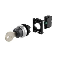Eaton (Moeller) Schlüsseltaste RMQ-Titan rastend, 2 Stellunge M22-WRS-K10-BVP