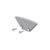 EVN Lichttechnik Aluminium-End-Abschlussplatte plan APTE EAP