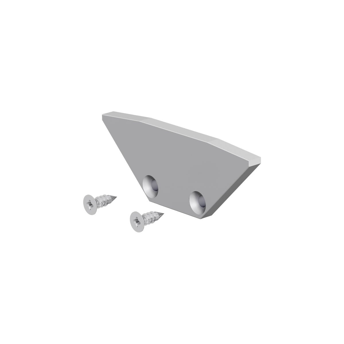 EVN Lichttechnik Aluminium-End-Abschlussplatte plan APTE EAP