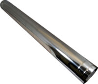 Abgasrohr DN60/100 konzentrisch 1000 mm, aus Edelstahl/PP