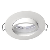 EVN Lichttechnik Einbauring rund ohne Fassung schwenkbar, weiß 830001