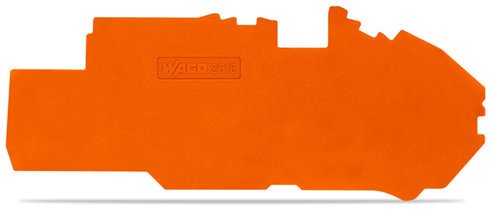 WAGO GmbH &amp; Co. KG Abschlussplatte orange 2016-7792