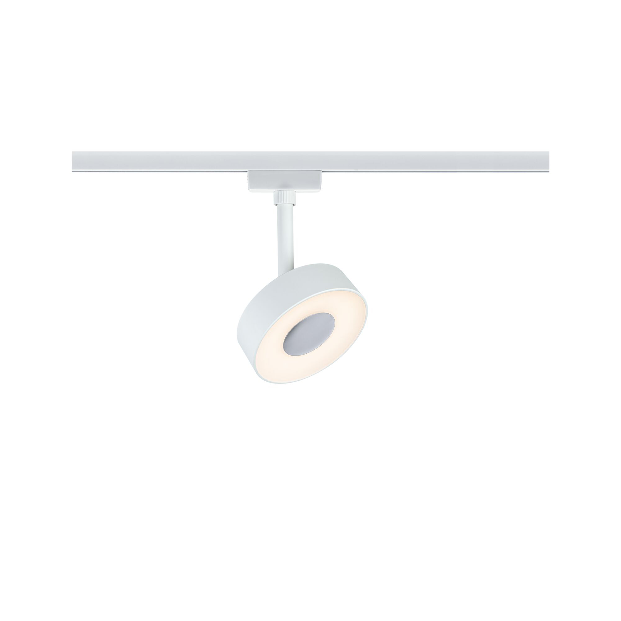 Paulmann PAULMANN LED-Schienenstrahler 5W 1LED weiß 955.88 3000K weiß 160lm weiß matt Aluminium freistr