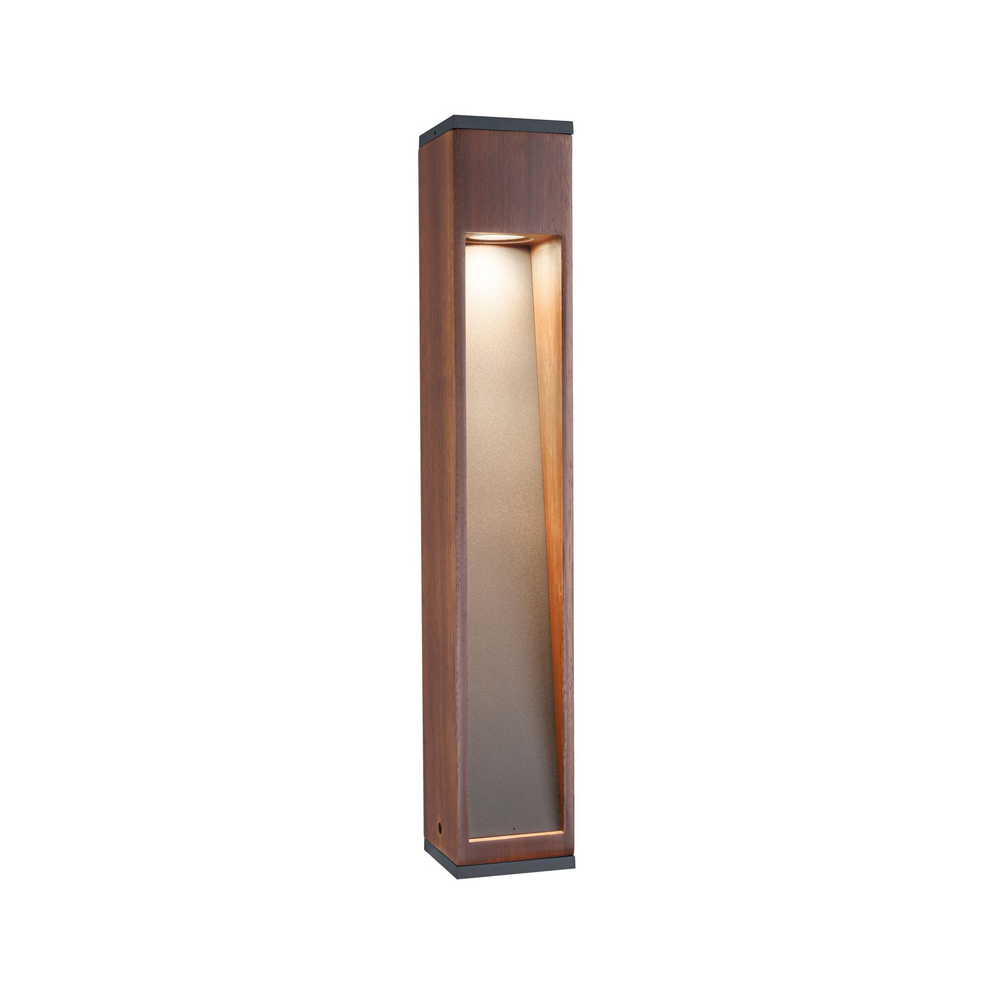 Paulmann PAULMANN LED-Pollerleuchte 5W IP44 GU10 Trabia 946.78 3000K 230lm br Holz