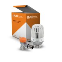 HEIMEIER Set 1 Thermostat-Kopf K eco und Th.-Ventil Eclipse, DN 10, Eck