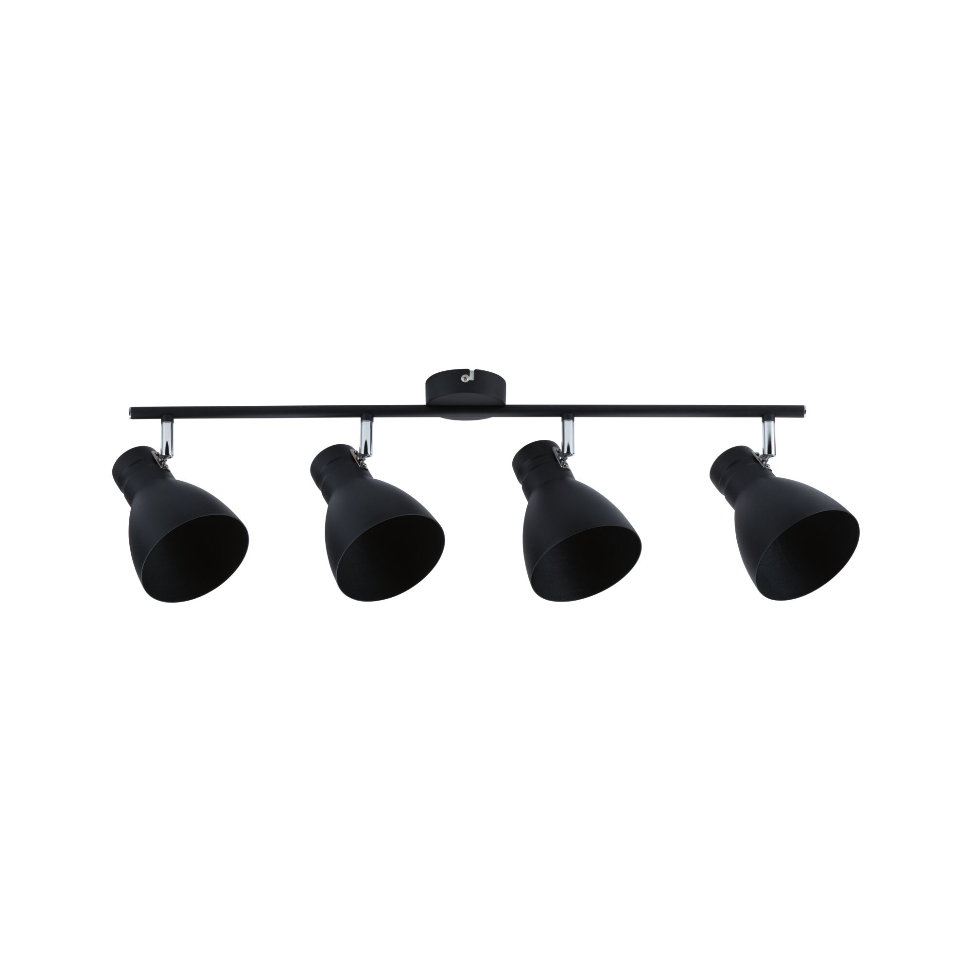 Paulmann PAULMANN LED-Anbaustrahler 4x20W 4LEDs Davy 667.62 schwarz E27 schwarz matt Aluminium IP20