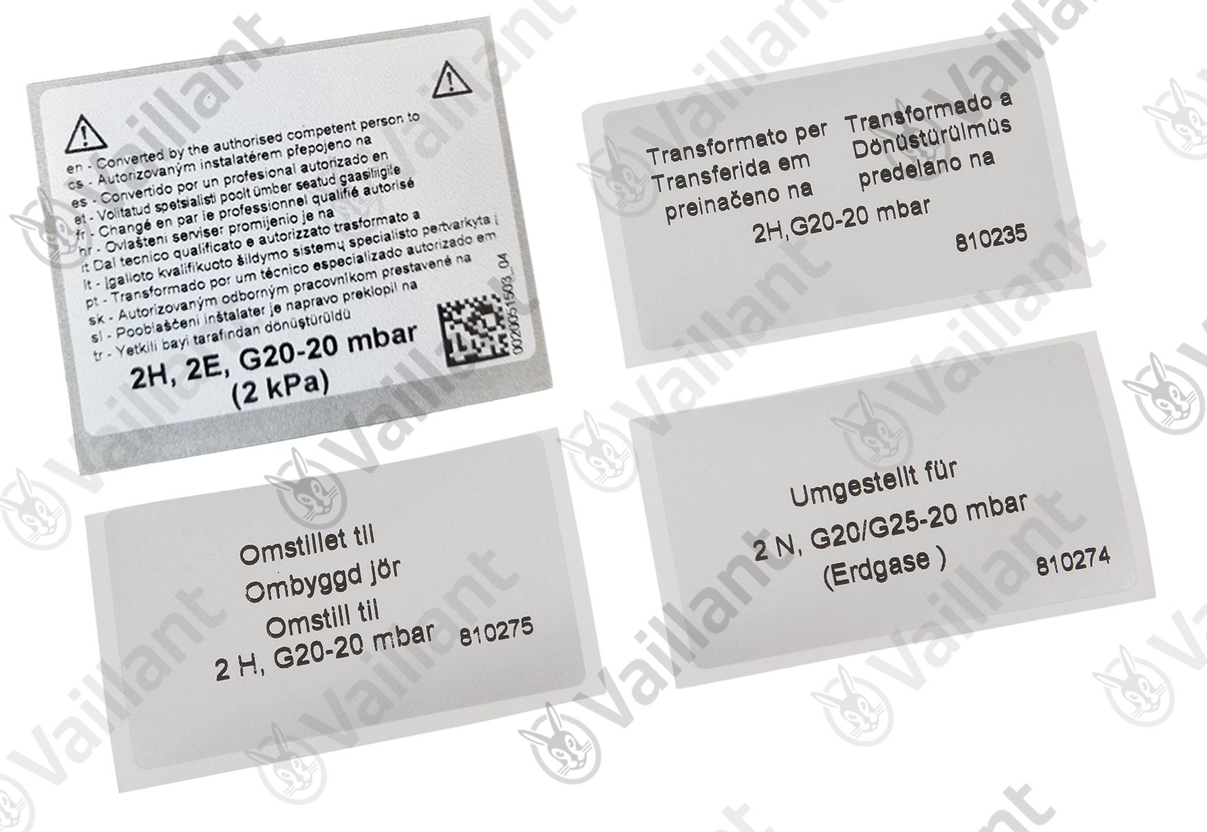 Umstellsatz, (P -> H, L) Vaillant-Nr. 0020052091