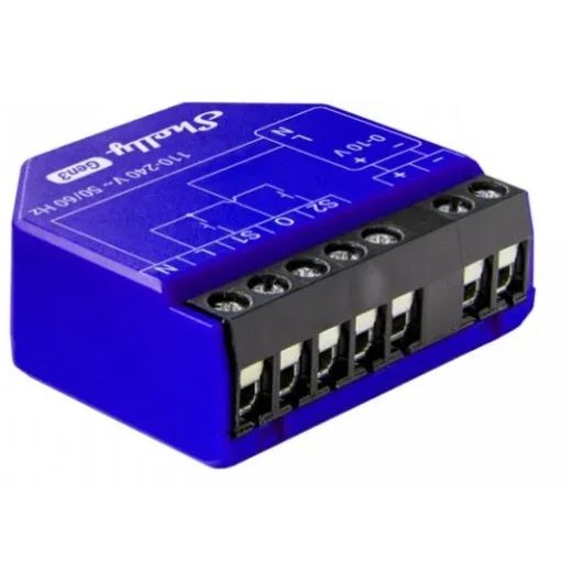 Shelly Shelly Relais "Dimmer" Unterputz 0-10V oder 1-10V PM Gen3