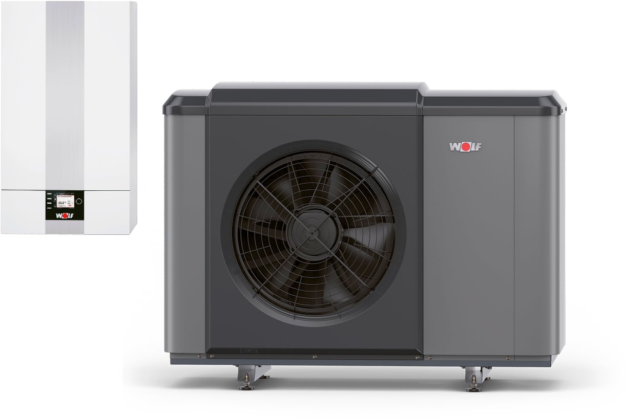 WOLF Wärmepumpe CHA-Monoblock 10/400V mit E-Heizelement