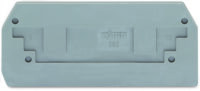 WAGO GmbH & Co. KG Abschlußplatte grau, 2,5mm dick 282-325