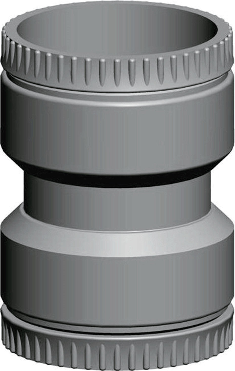 Verbindungsstück DN83 Kupplung für 2 flexible Rohre