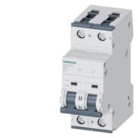 Siemens Dig Industr. LS-Schalter C3A,2-polig, T=70,6kA 5SY6203-7