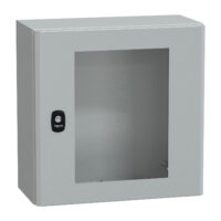 Schneider Electric Wandschrank RAL 7035 400x400x200 Sichttür NSYS3D4420T