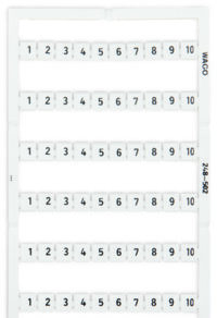WAGO GmbH & Co. KG WSB-Bezeichnungssystem W: 1-10 (10x) 248-502