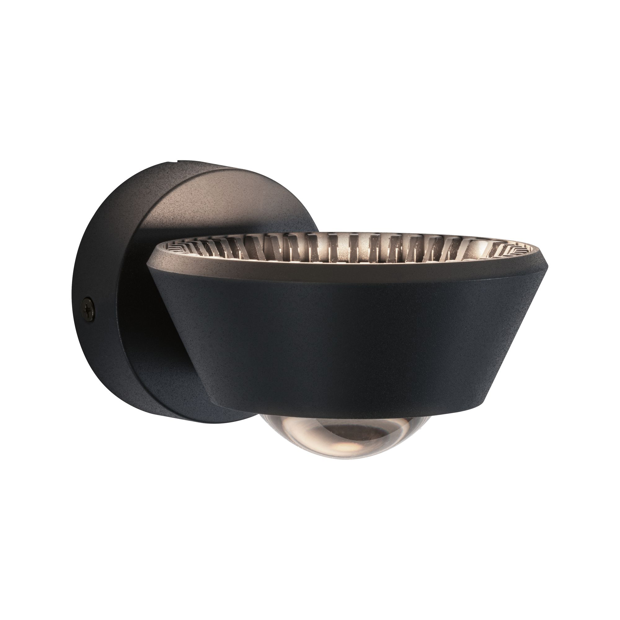 Paulmann PAULMANN LED-Up/Down Leuchte 4W 2700K schwarz Sabik 797.69 570lm Konverter DALI