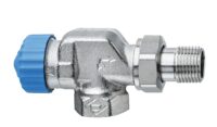 Thermostat-Ventilunterteil mit geringem Widerstand, Axialform, DN15