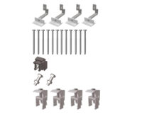 VAILLANT Schrägdach-Set, Basis, Schwerla für Montage 1 x VPV P, Rahmen silber