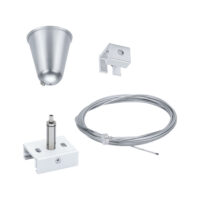 PAULMANN Seilabhängung weiß ST Ø42mm 955.84 L3000mm