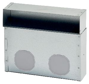 Wand-Luftauslass, mit 2 Anschlüssen für Durchm. 75/62mm