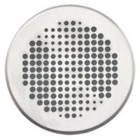 VAILLANT Design Abdeckblende rund Durchmesser 125 mm Wave Edelstahl
