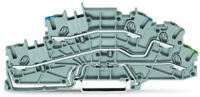 WAGO GmbH & Co. KG Installationsetagenklemme 4mm² grau N/L/PE 2003-6646