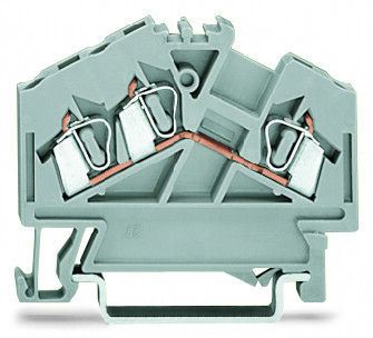 WAGO GmbH &amp; Co. KG Durchgangsklemme grau 0,08-2,5qmm 280-641