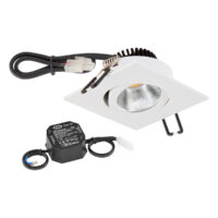 EVN Lichttechnik P-LED Deckeneinbauleuchte 3000K 230V quad weiß PC24N60102