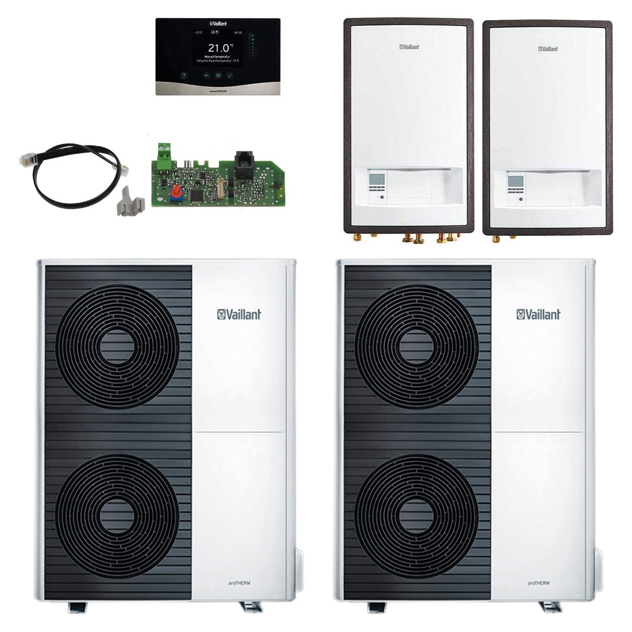 VAILLANT Paket 4.0503 aroTHERM Split 2er Kaskade VWL 125/5 AS S2