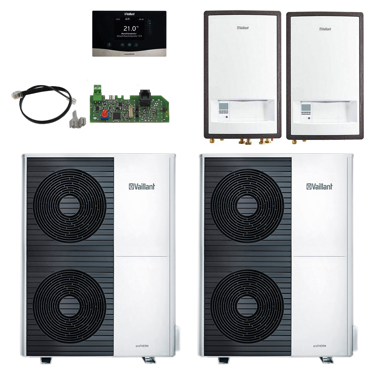 VAILLANT Paket 4.0502 aroTHERM Split 2er Kaskade VWL 105/5 AS S2