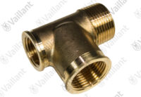T-Stück, K.F.E.-Hahn/Speicher Vaillant-Nr. 129257