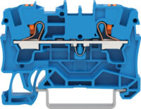 WAGO GmbH & Co. KG 2-Leiter-Durchgangsklemme 4qmm, blau 2204-1204