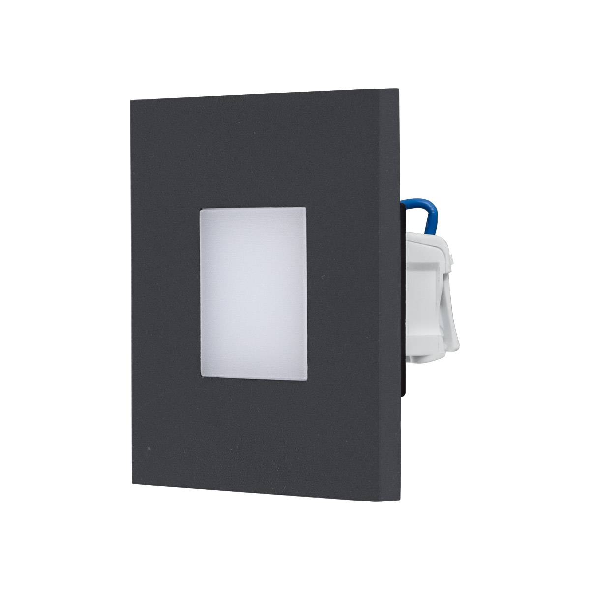 EVN Lichttechnik LED-Wandeinbauleuchte anthrazit 3000K IP44 220-240V LQ41802A