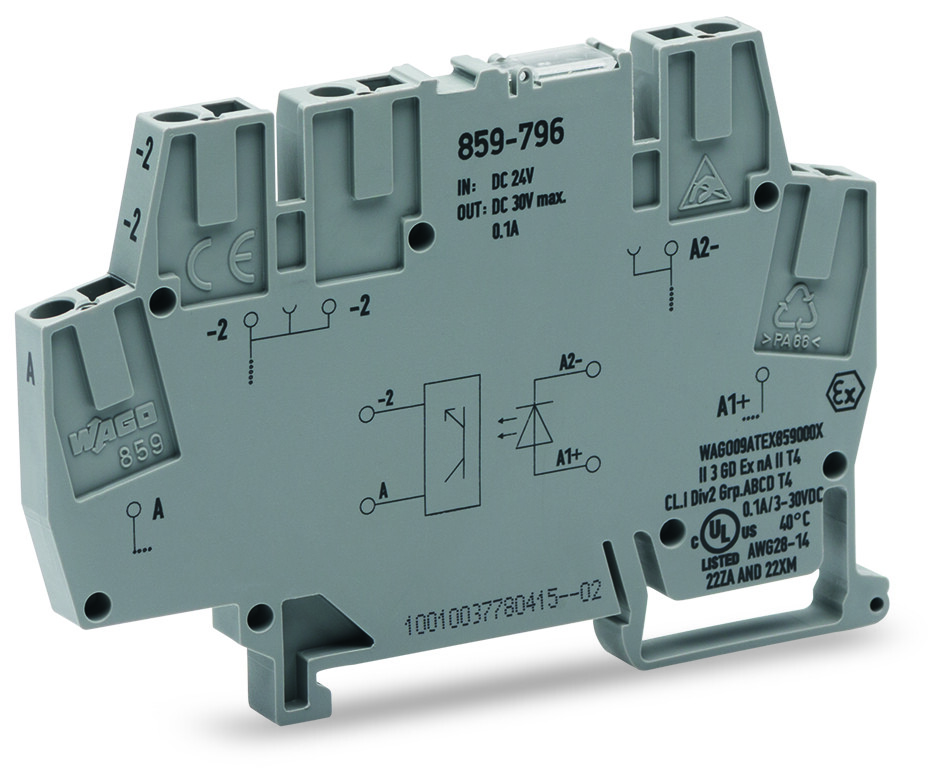 WAGO GmbH & Co. KG Optokoppler 6mm 24/5-24V 100mA 859-796