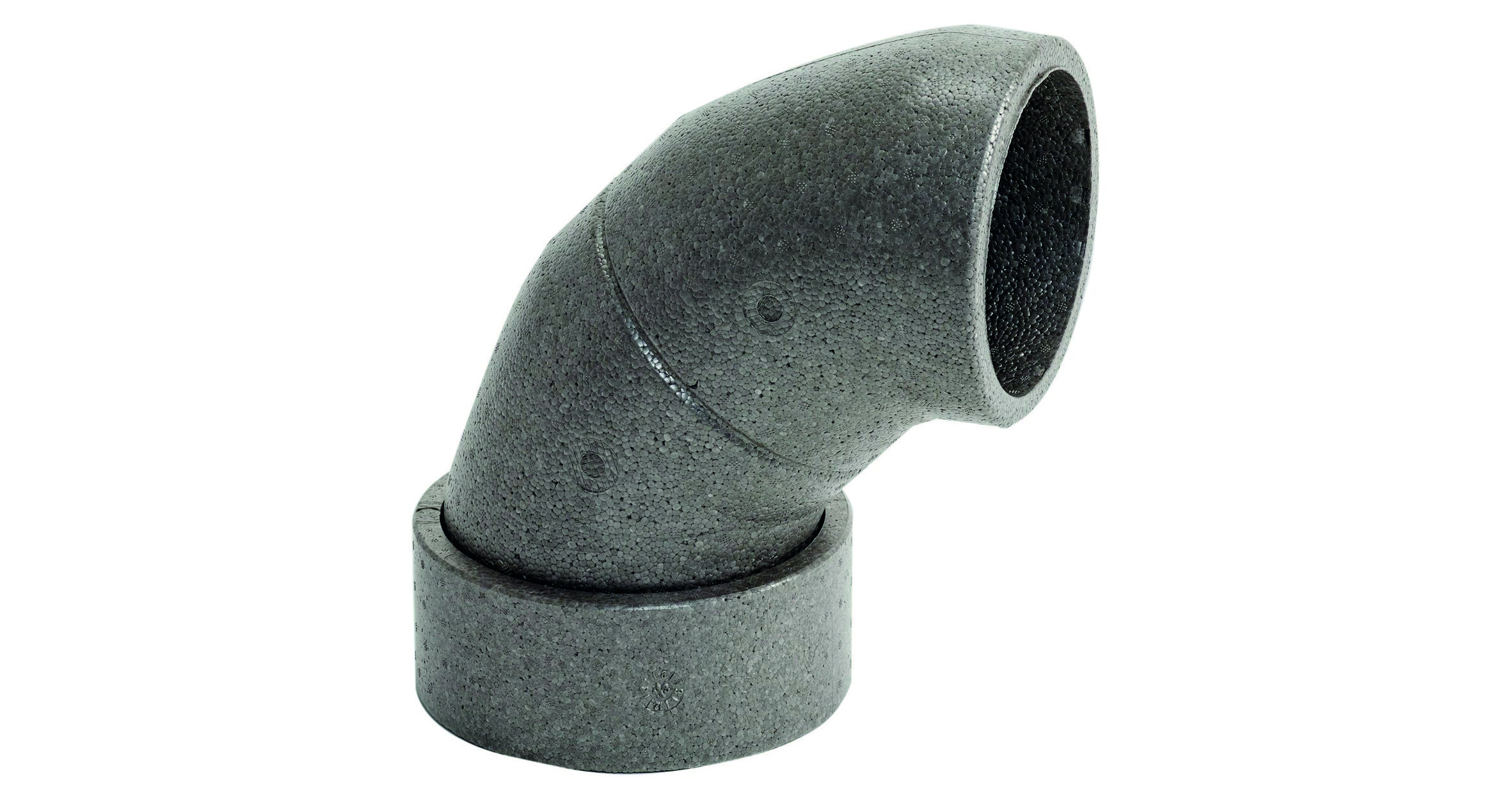 VAILLANT EPP Bogen Durchm. 180/150 mm 90 Gr. mit integrierter Verbindungsmuffe