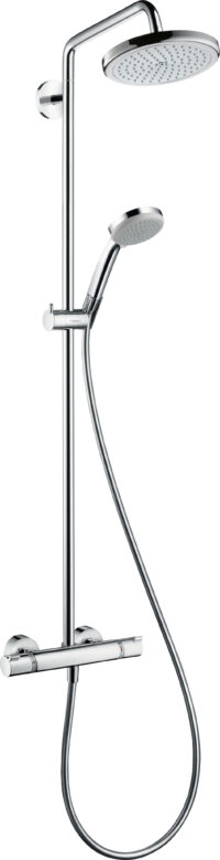 Showerpipe Croma 220 für Dusche chrom mit Thermostat