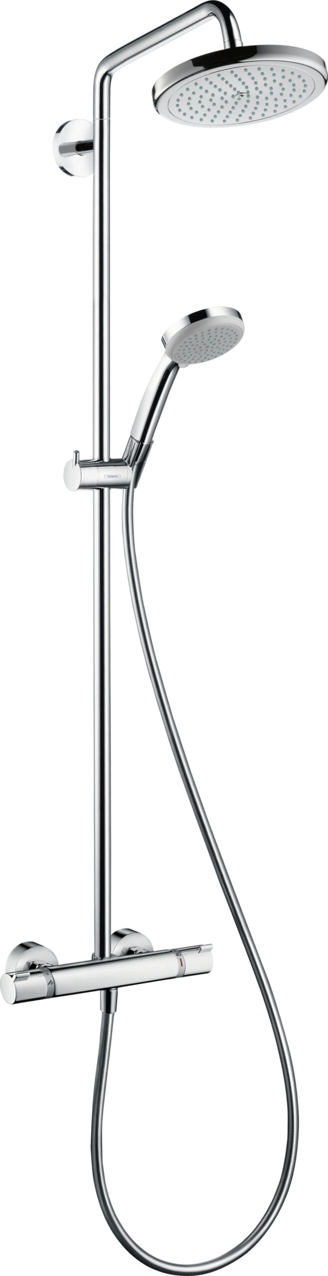 Showerpipe Croma 220 für Dusche chrom mit Thermostat