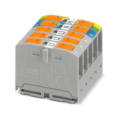Phoenix Contact Verteilerblock PTVFIX 2,5-3L/N/GNYE