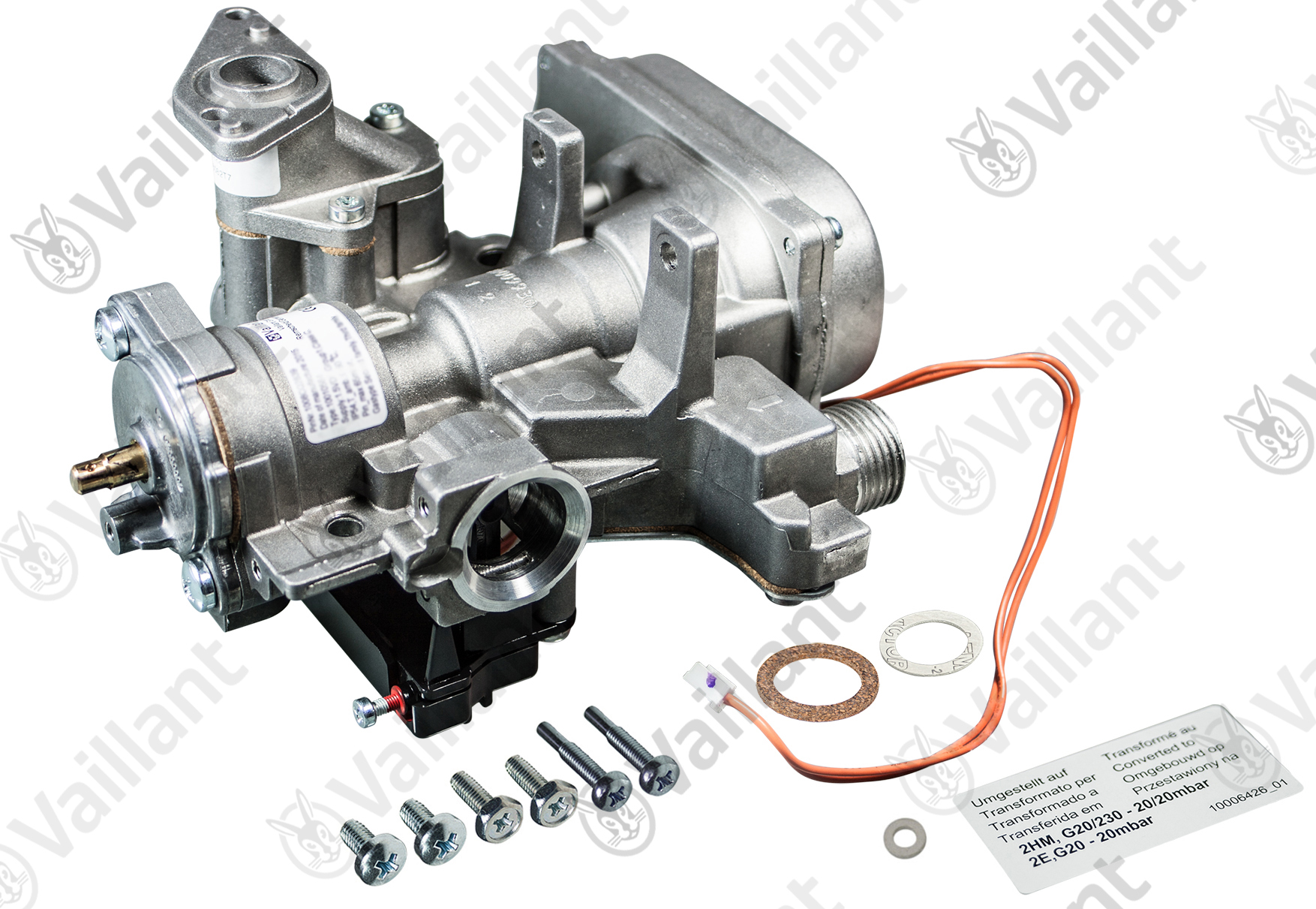 Gasarmatur, 2H-2L Vaillant-Nr. 0020206107