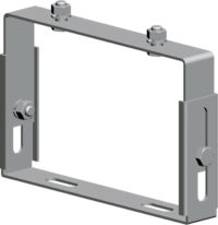 Verl. für Wandhalterung DN125 135-230mm, Edelstahl, für Fassadensystem
