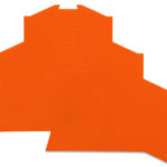 WAGO GmbH & Co. KG Abschlußplatte orange, 1mm dick 281-366