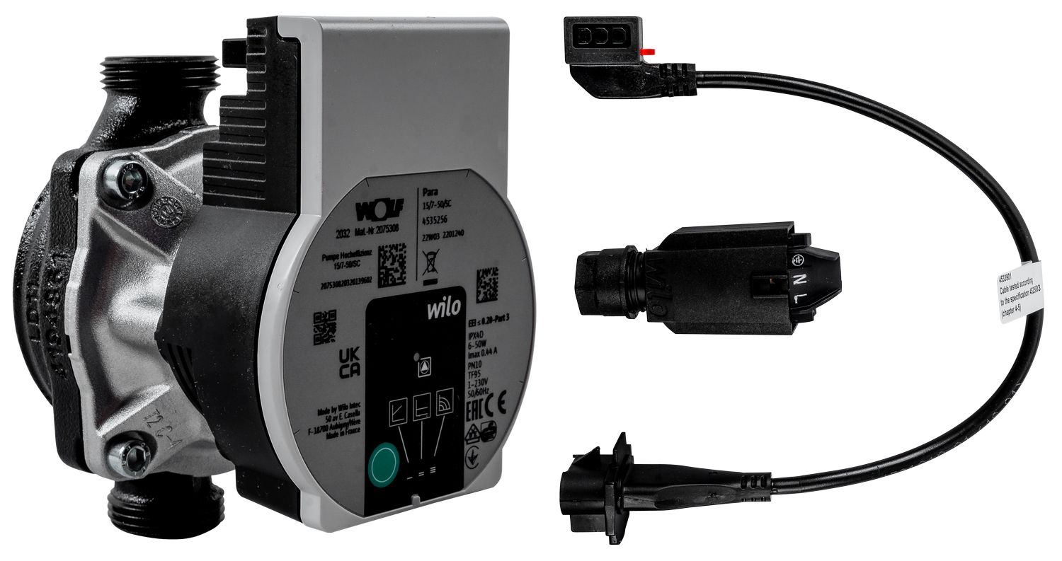 WOLF Heizkreispumpenset Para 15-130/7-50 SC-12, für GU/GG-2EK-18/24