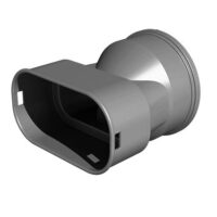 WOLF Adapter Flachkanal 50x100 zum Anschluß an Luftverteiler