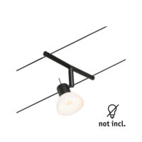 PAULMANN LED-Anbaustrahler 10W Konverter 1LED Sheela 944.51 schwarz GU5,3 schwarz matt Aluminium IP20