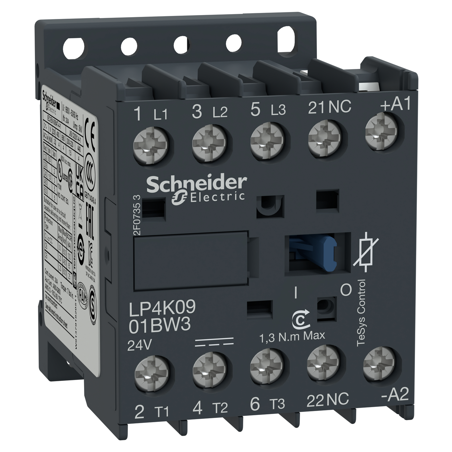 Schneider Schneider Electric Schütz 9A 24V DC 1,5W LP4K0901BW3