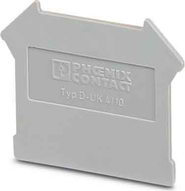 Phoenix Contact Deckel 42,5x1,8x35,9mm grau D-UK 4/10