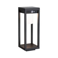PAULMANN LED-Pollerleuchte 5,5W IP44 schwarz Marisol Solar 945.73 3000K 350lm Aluminium